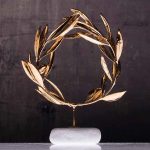 Στεφάνι Ελιά  Επίχρυσο